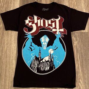 Ghost Opus Eponymous Black Band T-shirt Women's Size S